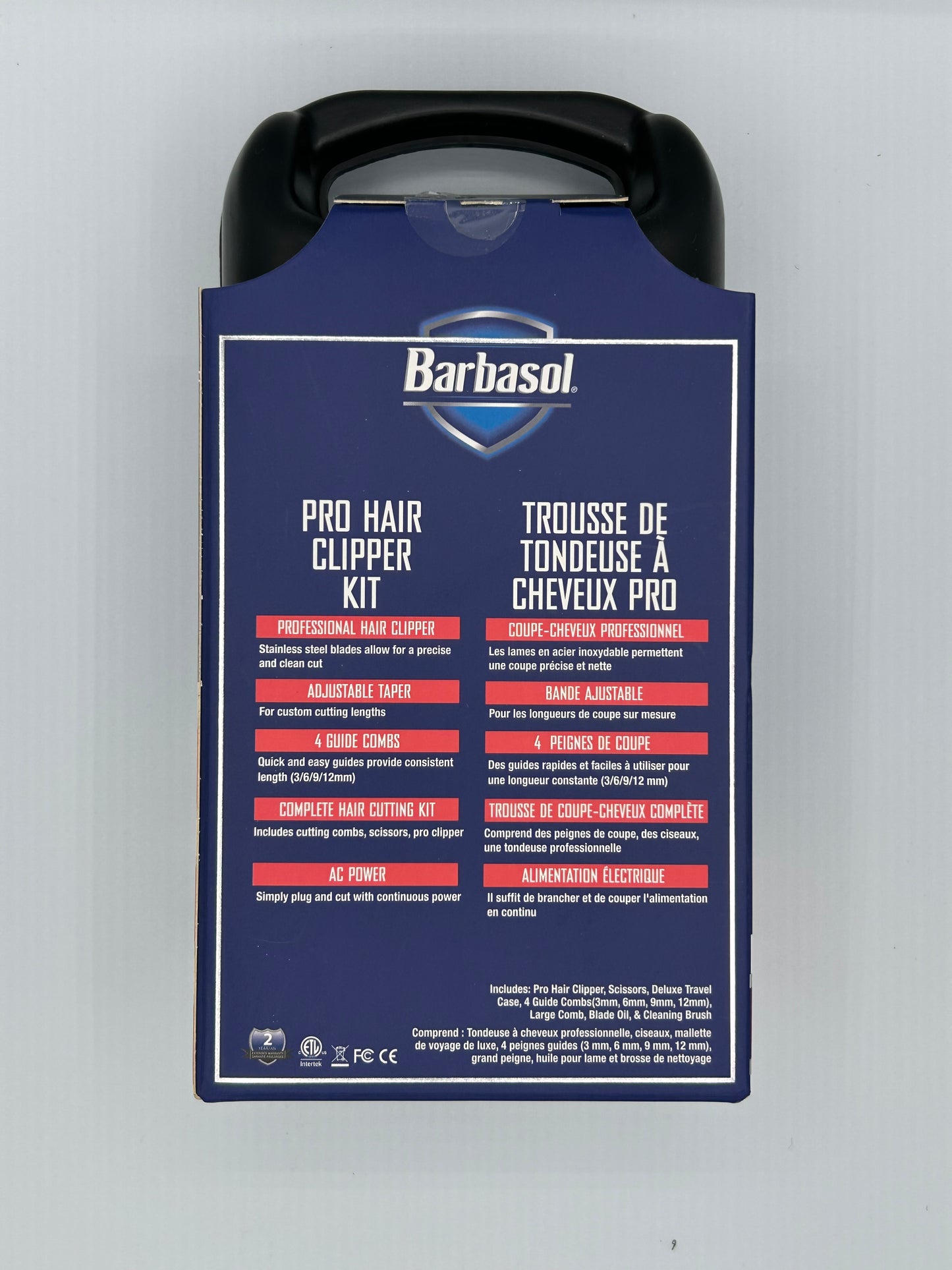 Barbasol 10 piece Pro Hair Clipper Set