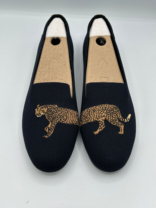 Loafer with cheetah print