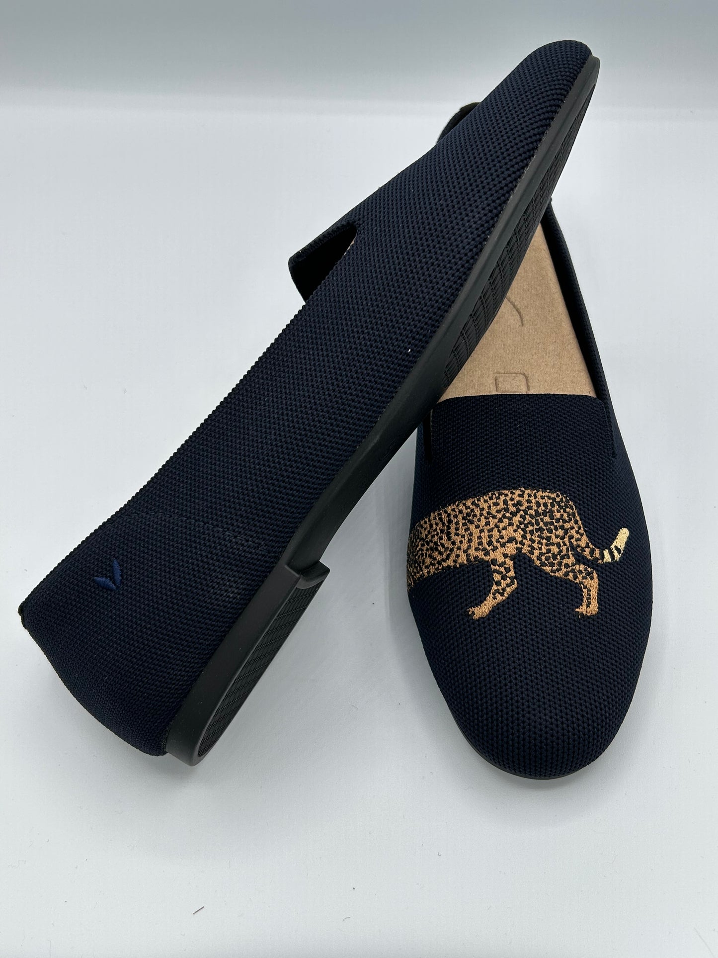 Loafer with cheetah print