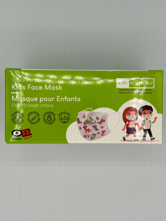 Kids face masks 50count