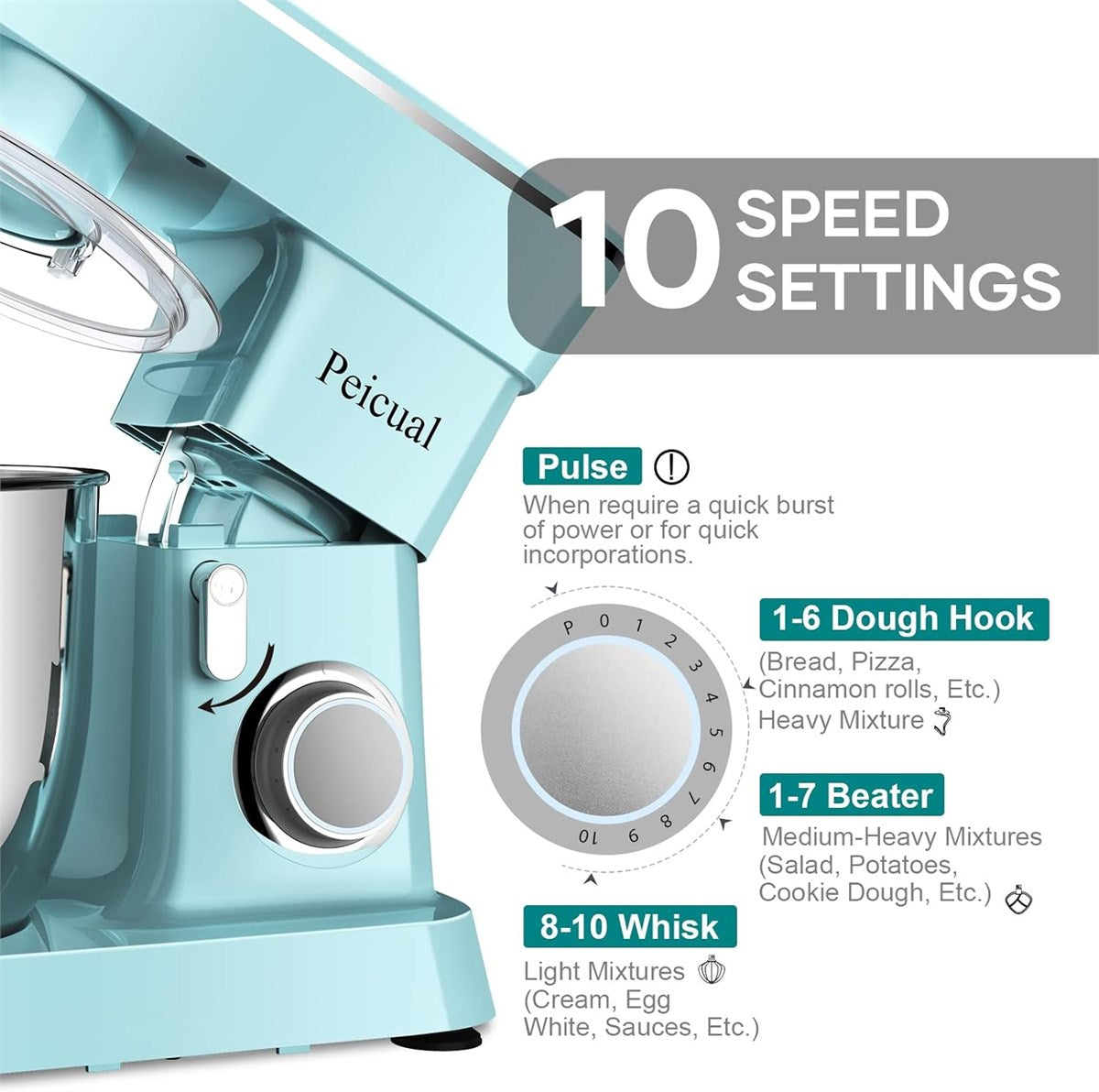 10 Speed Stand mixer